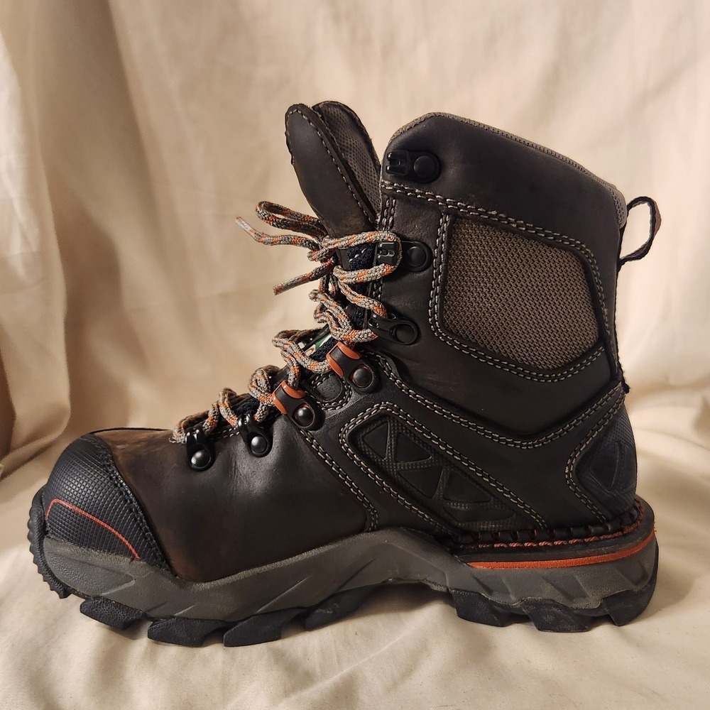 Irish Setter Vaprtrek 83218 Womens 5.5 B Waterproof Safety Toe Work Boots Brown